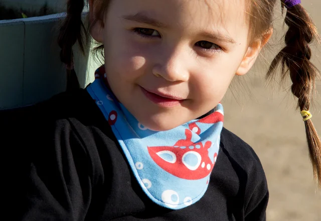 Schnittmuster kostenlos Halstuch für Kinder