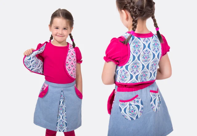 Schnittmuster kostenlos Kinder-Steppweste selber nähen Schnittmuster kostenlos Kinder-Steppweste selber nähen