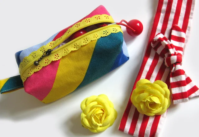 Schnittmuster kostenlos Spitzentäschlein nähen mit Nähanleitung