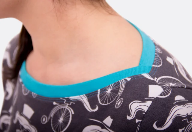 U-Boot Ausschnitt Varianten Schnittmuster Shirt