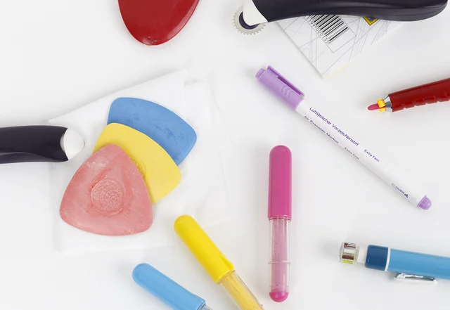 Nähen lernen - Markierwerkzeuge