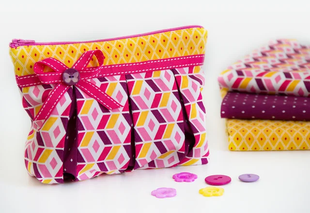 pattydoo Stoffe Geometric Fever Schnittmuster Kosmetiktasche