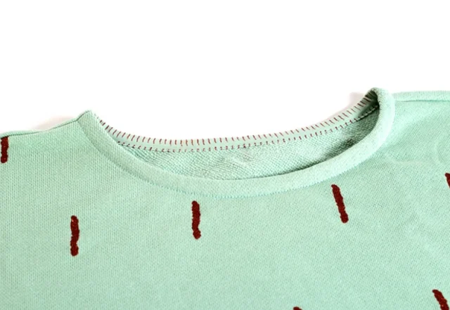 sewing neckline