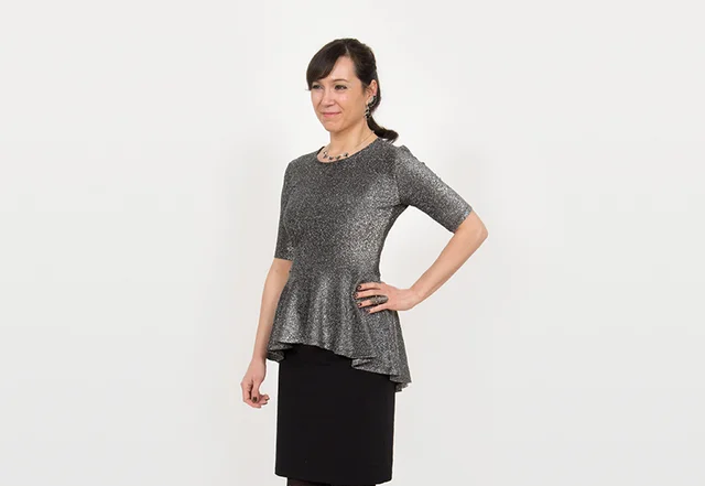 Top peplum sewing tutorial