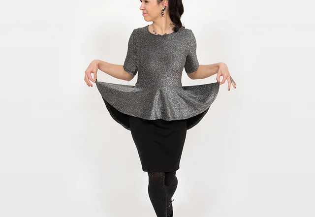 top peplum sewing tutorial