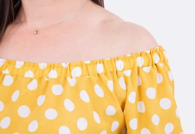 Nähanleitung Carmenausschnitt für Bluse nähen Nähanleitung Carmenausschnitt für Bluse nähen