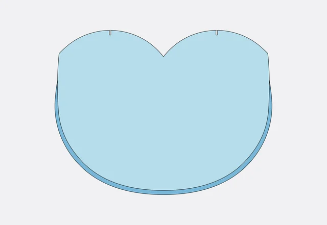 Nähanleitung Eierwärmer zwei Lagen gewendet