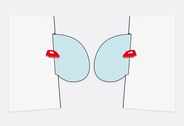 Nähanleitung Nahttaschen Taschenbeutel bügeln