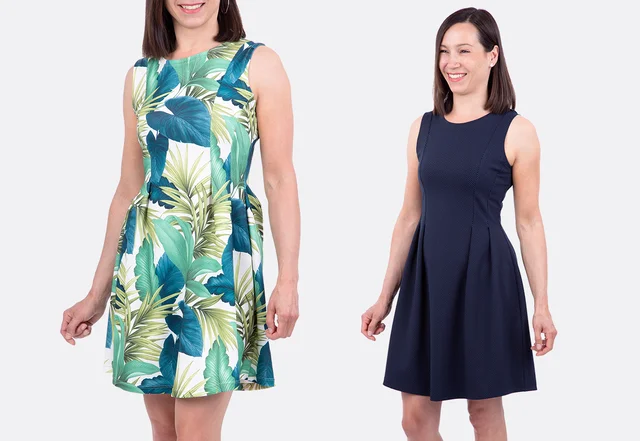 Schnittmuster Sommerkleid nähen lernen mit Anleitung DIY