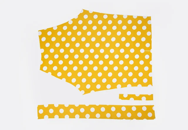 Bluse Ärmel Band Zuschnitt