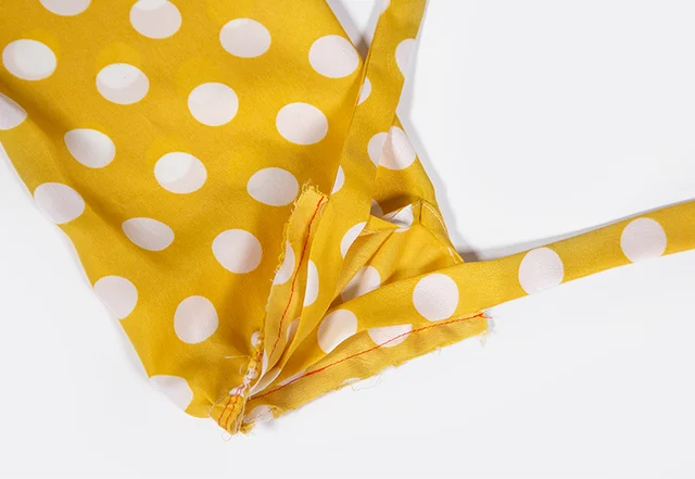 Nähanleitung Bluse mit Bindeband annähen