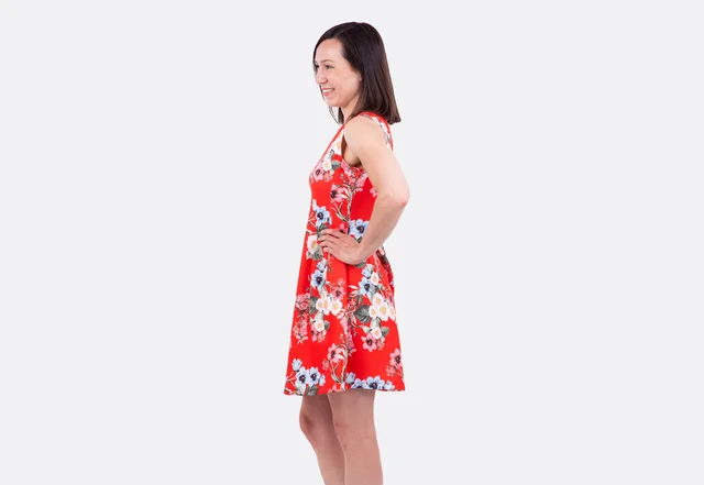 DIY Anleitung Kleid Damen festlich feminin Rocksaum DIY Anleitung Kleid Damen festlich feminin Rocksaum
