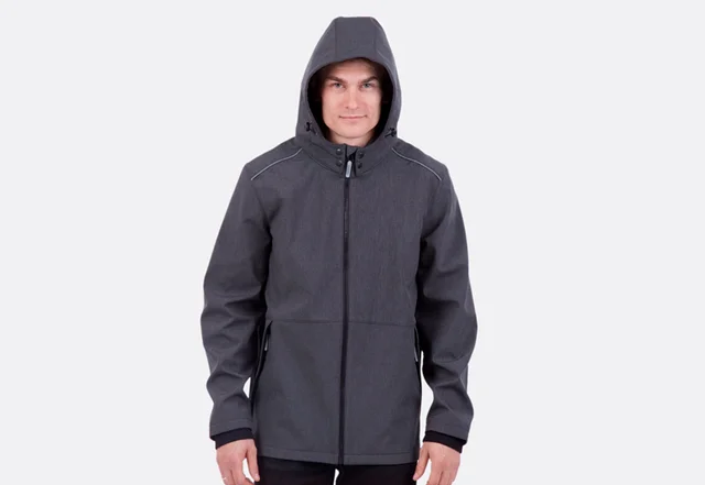 Schnittmuster Funktionsjacke Softshell für den mann mit Kapuze zum selbermachen