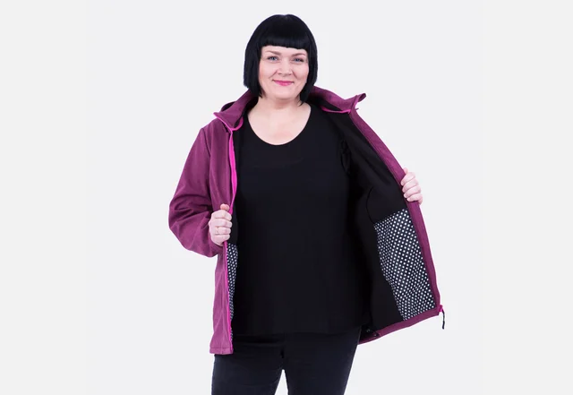 Jacke Futter Softshell Schnittmuster DIY Anleitung