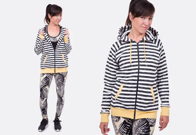 Sportjacke Leggings nähen Anleitung