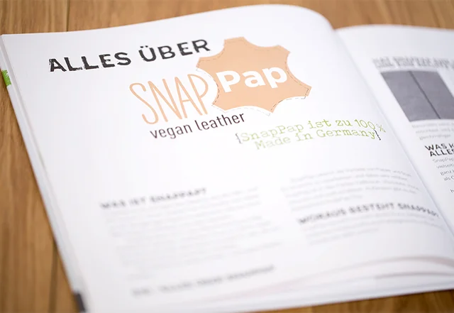 SnapPap Buch Was ist veganes Leder