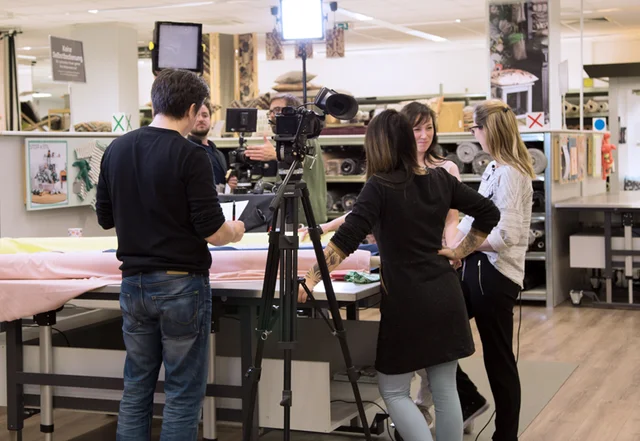 Jersey Nähsendung pattydoo Kamera Filmdreh