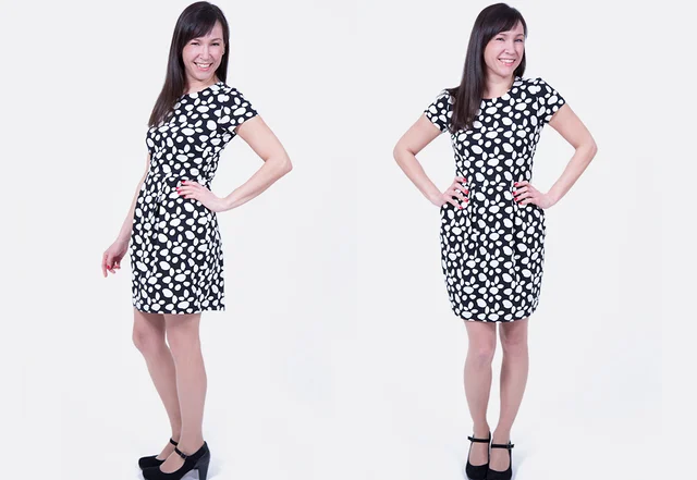 Kleid nähen Jersey festlich