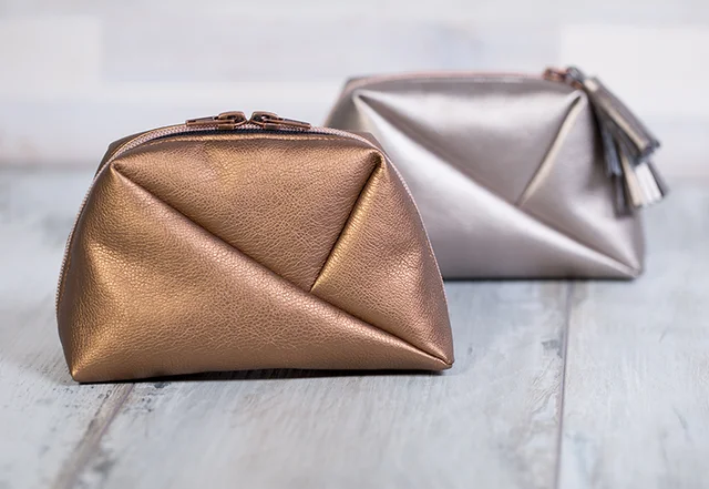 Kosmetiktasche selber nähen Schnittmuster kostenlos