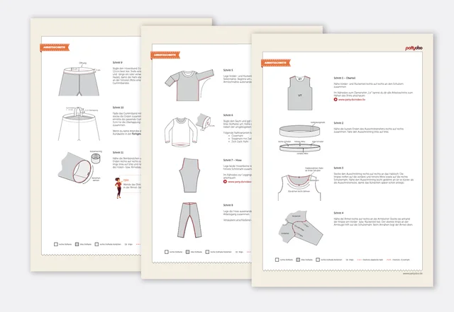 Schlafanzug nähen Anleitung