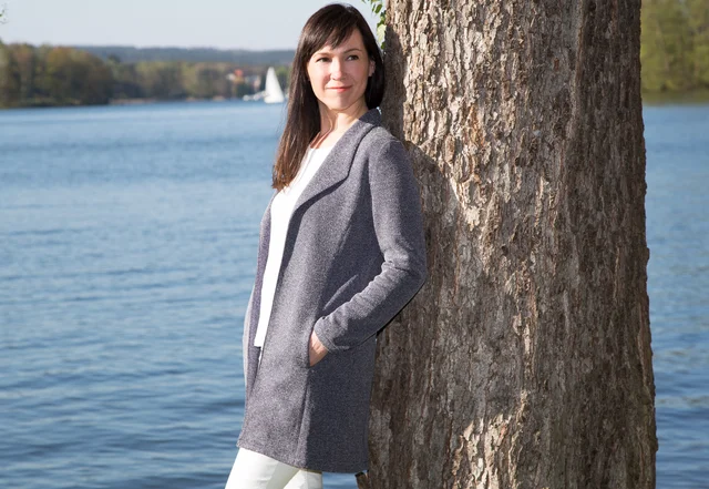 Schnittmuster Blazer lang Nahttasche Nähvideo selber nähen Nähanleitung