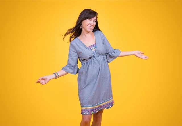 Schnittmuster Tunika Kleid Bommeln Nähvideo selber nähen