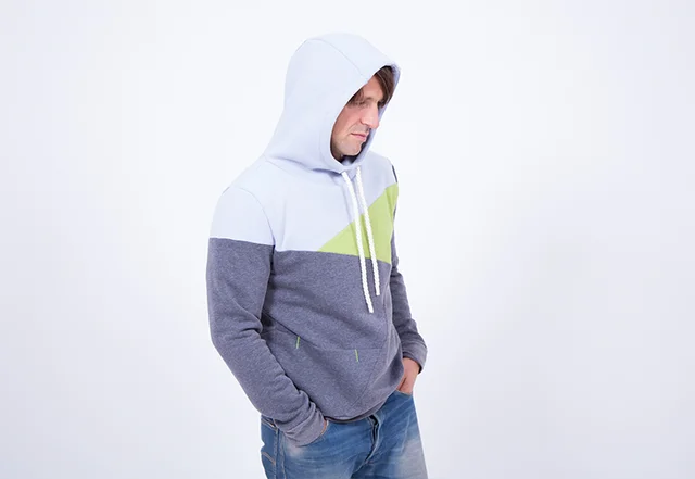 Schnittmuster Kapuzenpullover Patchwork nähen