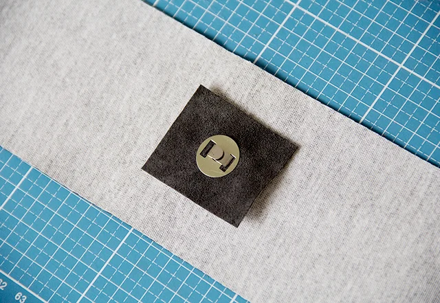 Magnetverschluss Nähanleitung umgebogener Verschluss