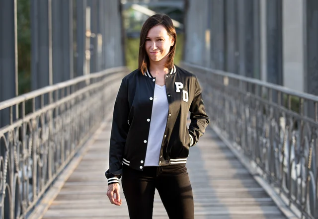 Collegejacke Blouson nähen Collegejacke Blouson nähen