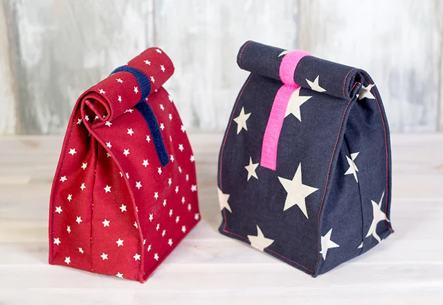Lunchbag Schnittmuster kostenlos Nähanleitung