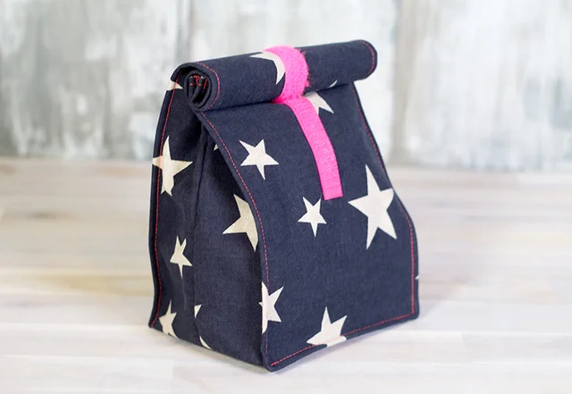 Lunchbag Schnittmuster Nähvideo DIY