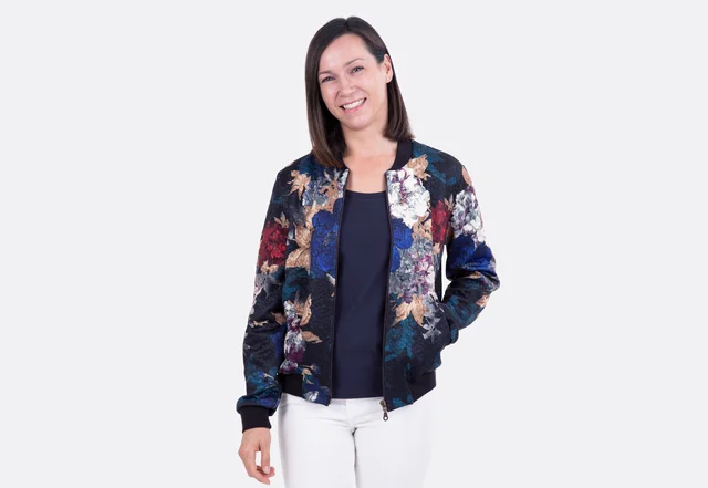 Nähanleitung Blouson lässig nähen Nähanleitung Blouson lässig nähen