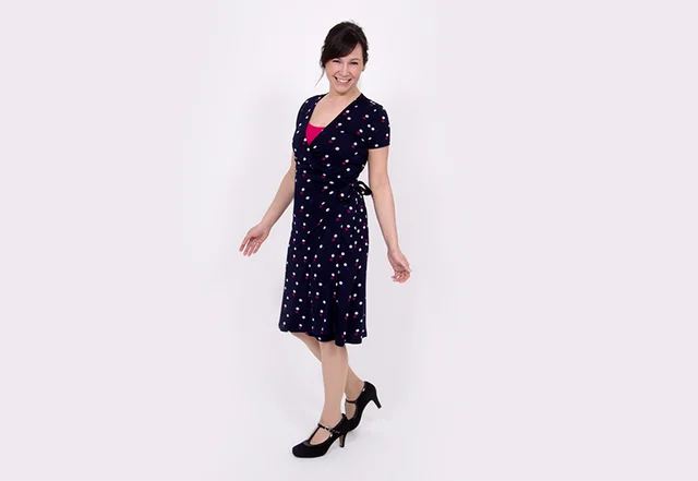 Schnittmuster Wickelkleid Nähanleitung Schnittmuster Wickelkleid Nähanleitung
