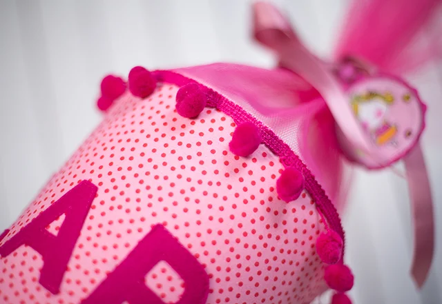 Schultüte Schnittmuster Pomponband Verzierung selber nähen