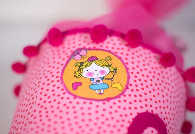 Schultüte selber nähen Applikation Dekorationslement