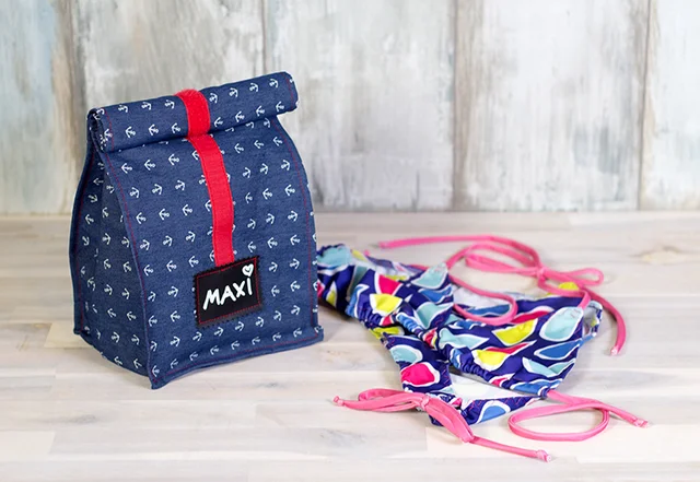 Schwimmtasche Schnittmuster Nähvideo DIY