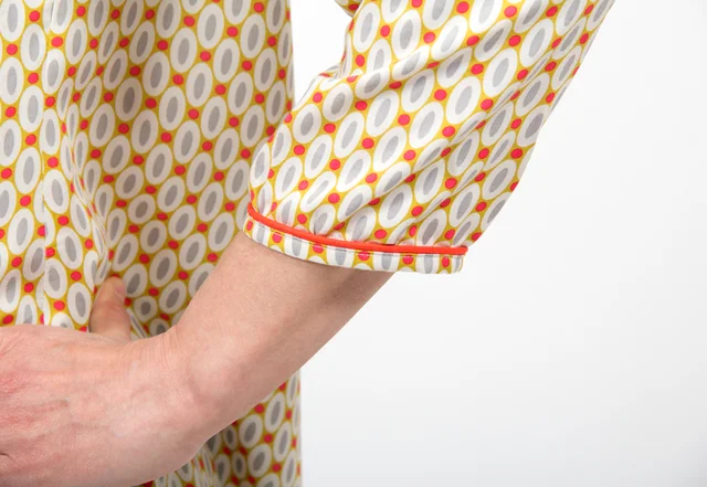 Tunika Schnittmuster selber nähen Ärmel Paspel