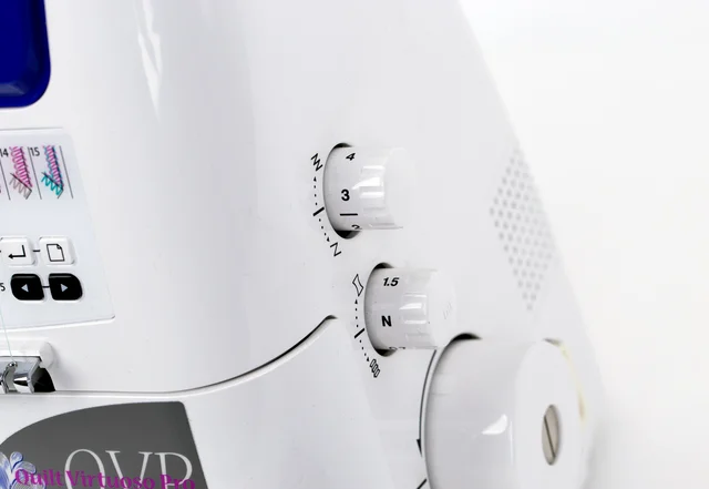 Jersey nähen Overlock-Maschine JUKI MO-2000 Differentialtransport Stichlänge