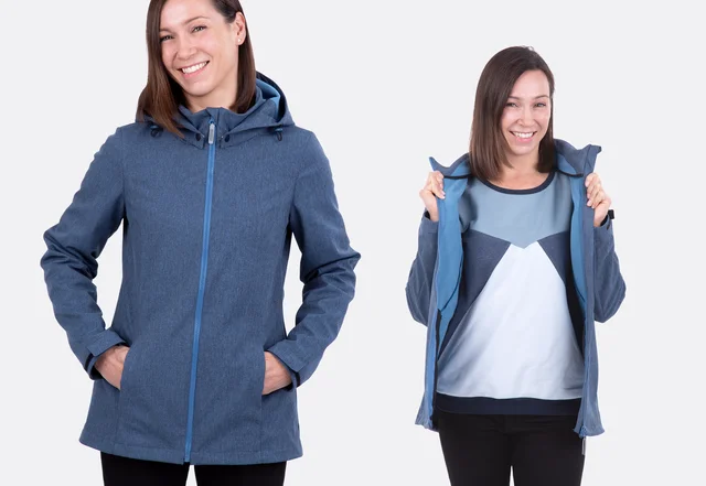 Schnittmuster Softshelljacke Colour-Blocking-Pullover