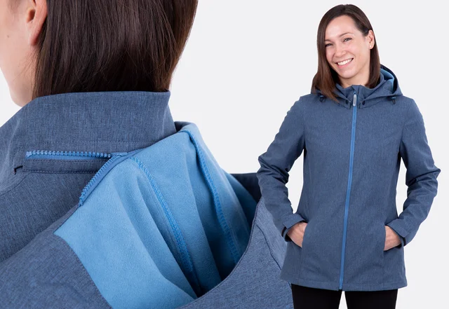 Softshelljacke Gratis Schnittmuster Funktionsdetails Add-On