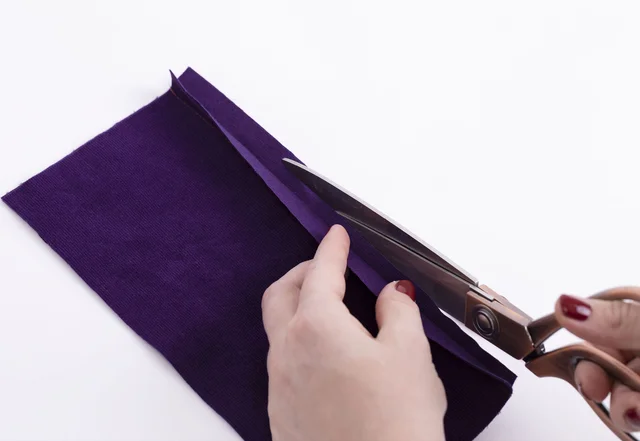 Eine Kappnaht nähen Step 2