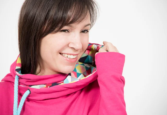 Kapuzenpullover Schnittmuster Kapuze gefüttert