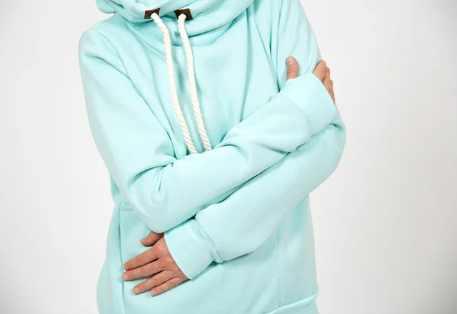 Kapuzenpullover Schnittmuster lange Ärmel