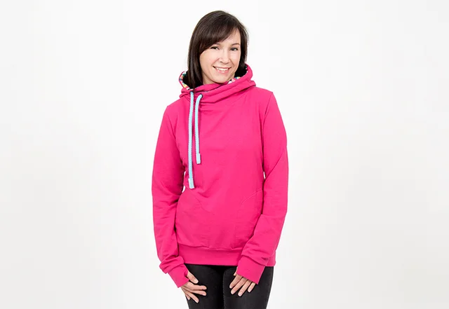 Kapuzenpullover Schnittmuster Winteroutfit