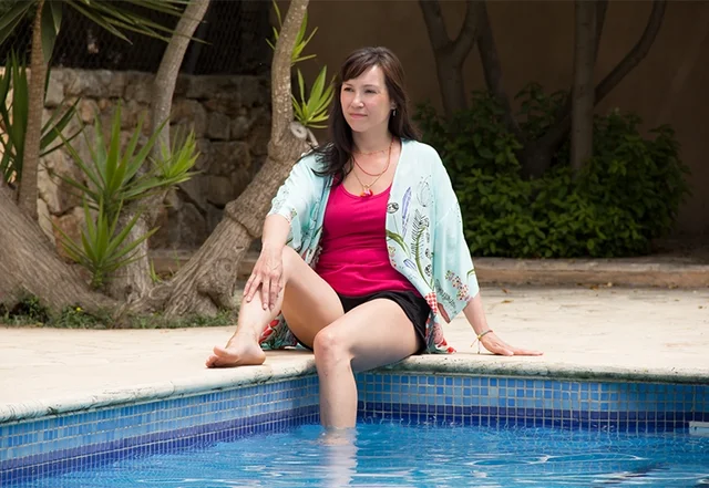 Kimono weit geschnittene Jacke selber nähen