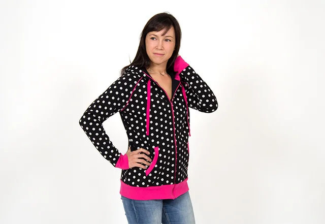 Schnittmuster Kapuzenjacke selber nähen