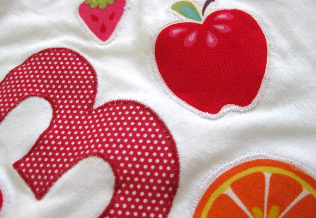 Applikationen aufnähen