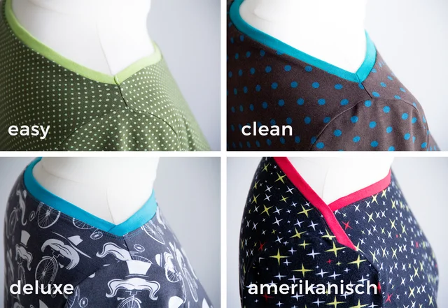 U-Boot-Ausschnitt 4 Varianten Nähanleitung