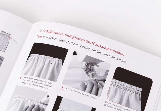 Buchrezension: Nähen perfekt - Kräuseln - Pattydoo - Nähen lernen