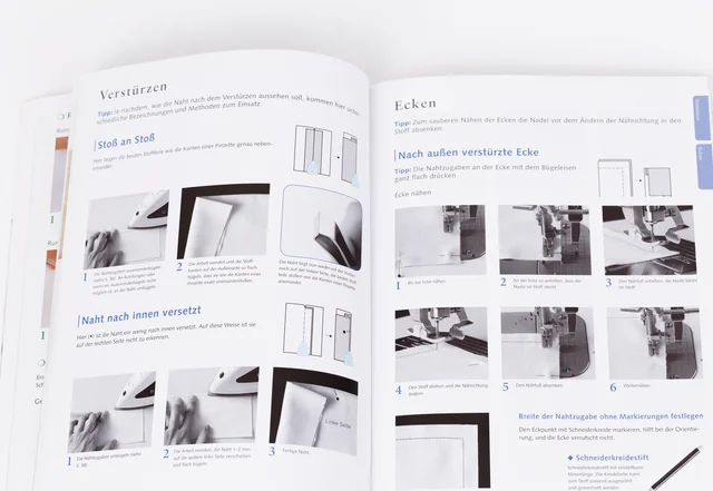 Buchrezension: Nähen perfekt - Verstürzen - Pattydoo - Nähen lernen